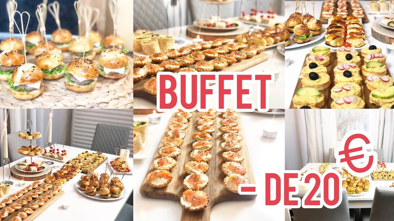 ✨BUFFET dînatoire pour MOINS de 20€ 🌟5 assortiments d’apéros facile et rapide