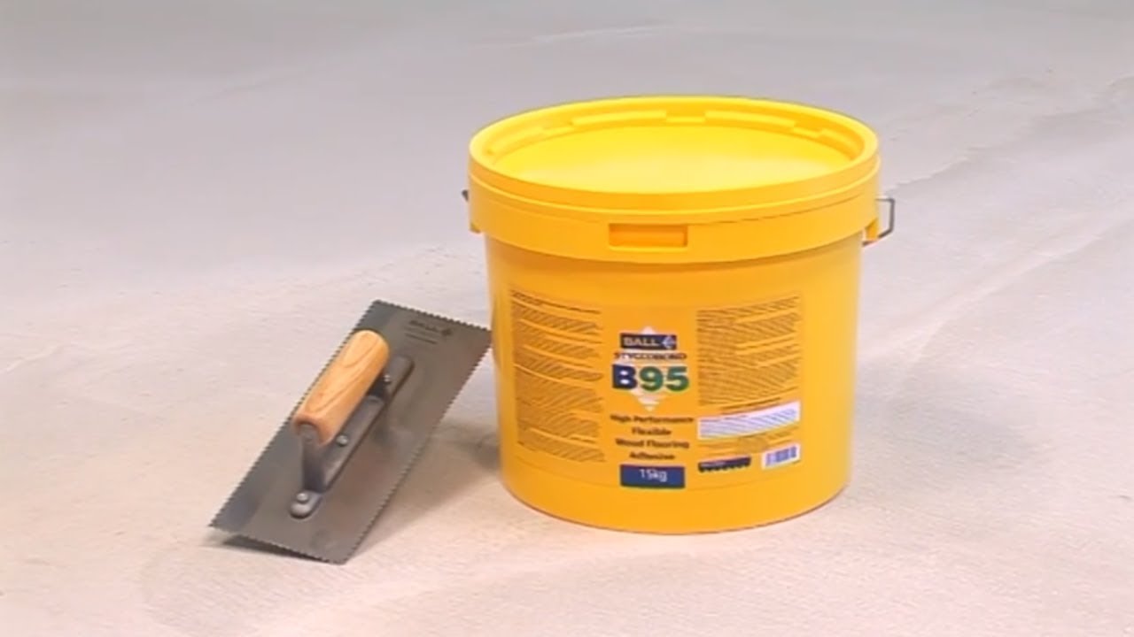 How to apply Styccobond B95 - High Performance, Flexible Wood Flooring Adhesive