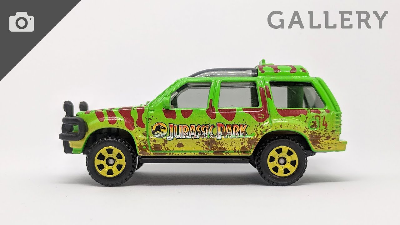&acute;93 Ford Explorer Jurassic Park - Matchbox PHOTO GALLERY! (from Jurassic World 2018 series)