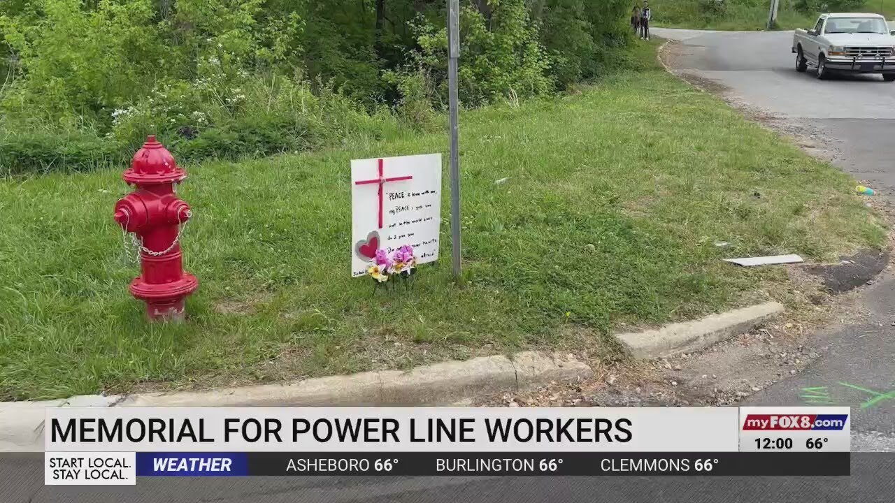 Memorial put up for 4 workers killed in Eden crash