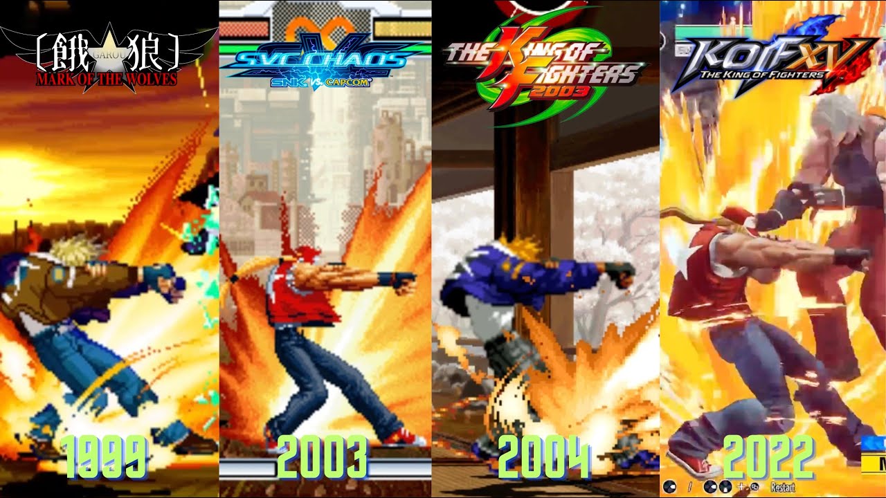 Evolution of Terry Buster Wolf 特瑞暴走之狼 テリー・ボガード バスターウルフ