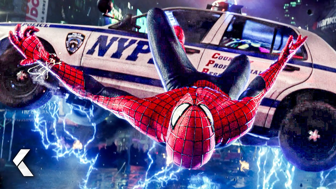 PELEA intensa Andrew Garfield contra Jamie Foxx - El sorprendente Hombre Araña 2