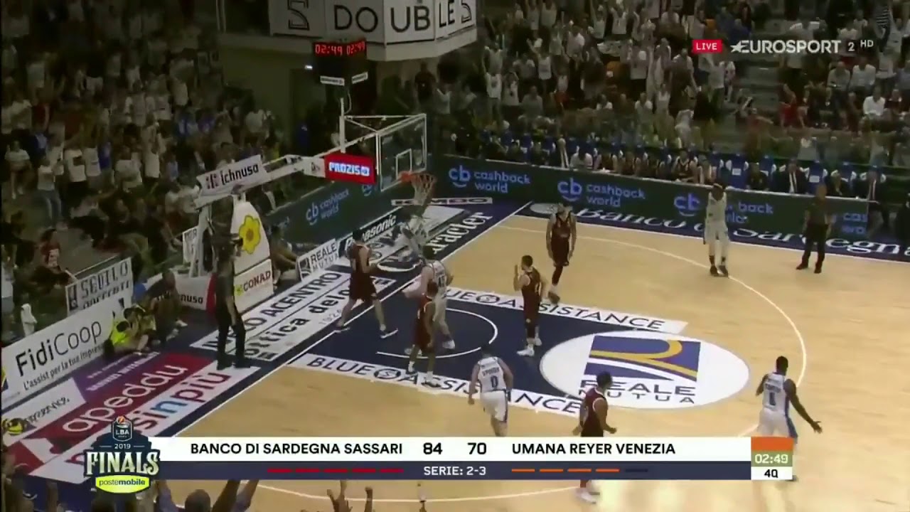 DUNK OF THE YEAR!!! 😮😮😮 Tyrus McGee Dinamo Sassari