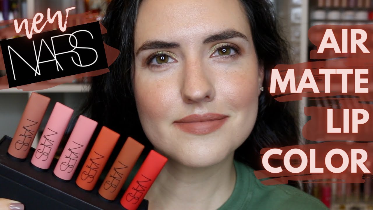 NARS Air Matte Lip Colors 6 NEW Shades | Lip Swatches, Transfer Test + My Review