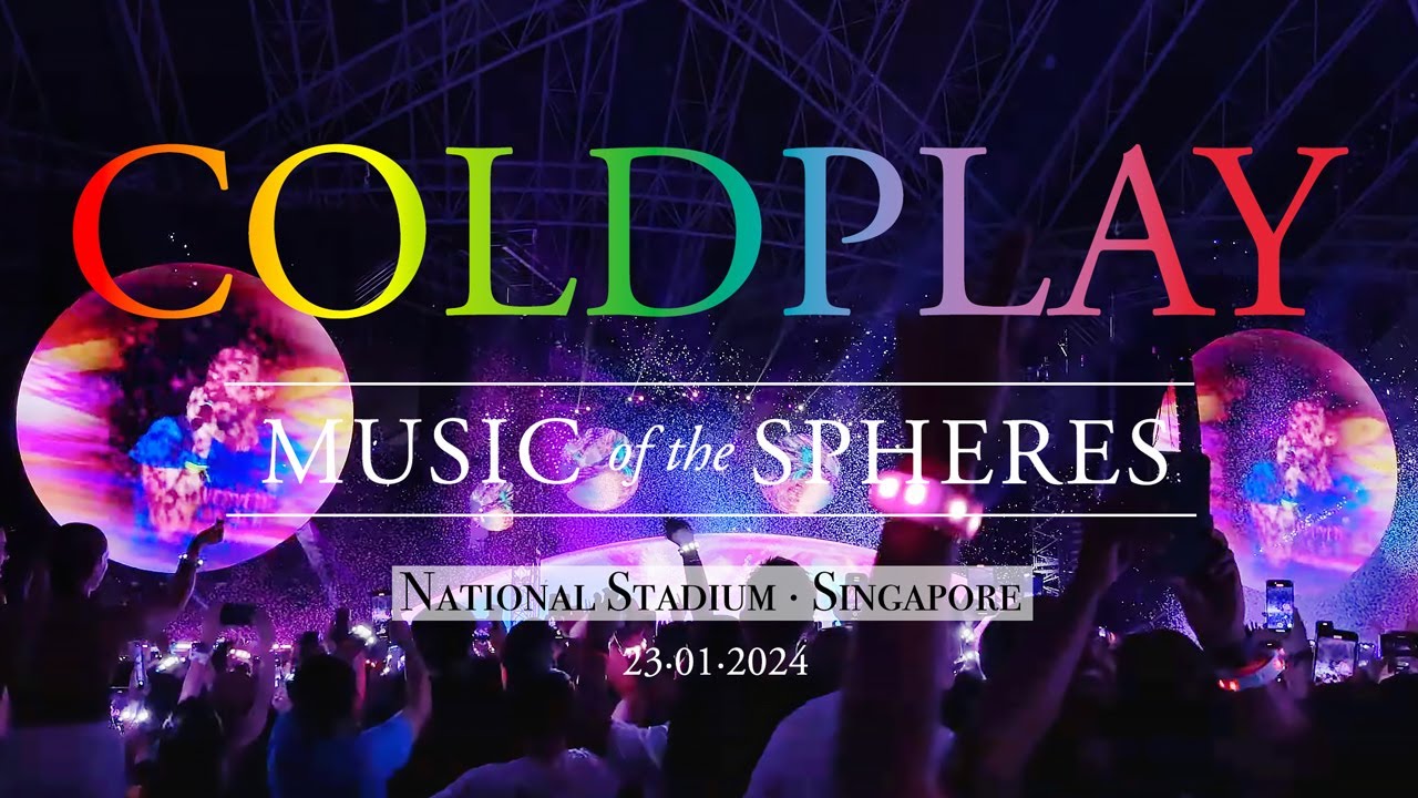Coldplay - Live in Singapore | Music of the Spheres 2024 | 23.01.2024