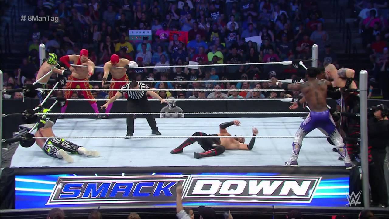 Командный матч из 8 человек: SmackDown – 30 июля 2015 г.