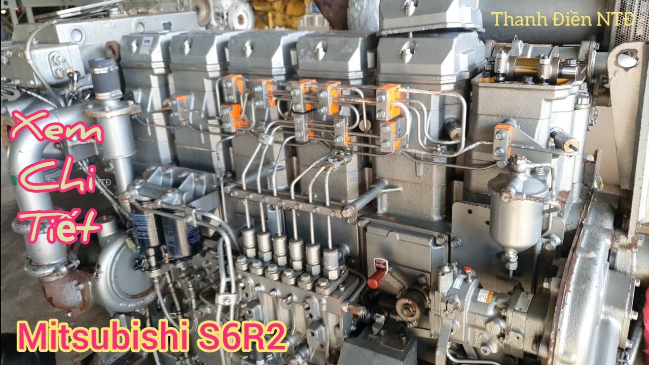 Đi xem máy bãi nghĩa địa Mitsubishi S6R 2 engine
