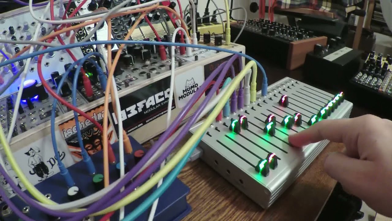 Check out these glowing faders
