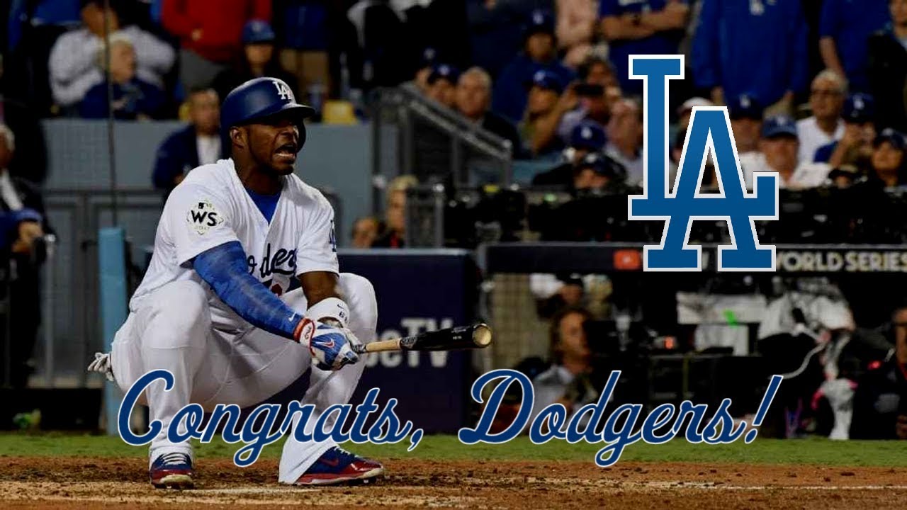 Congrats, Dodgers!