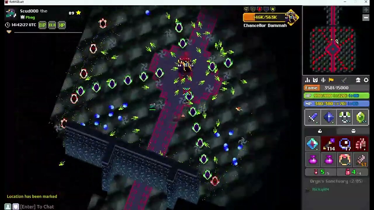 ROTMG What happens if no shoot Dammah?