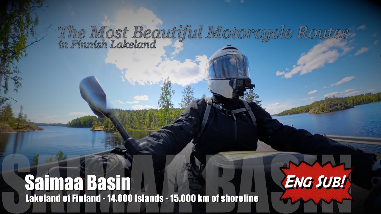 Mopo-Juhannus Saimaan maisemissa - Motorcycle trip around The Great Lake Saimaa - 2024 4K ENG sub