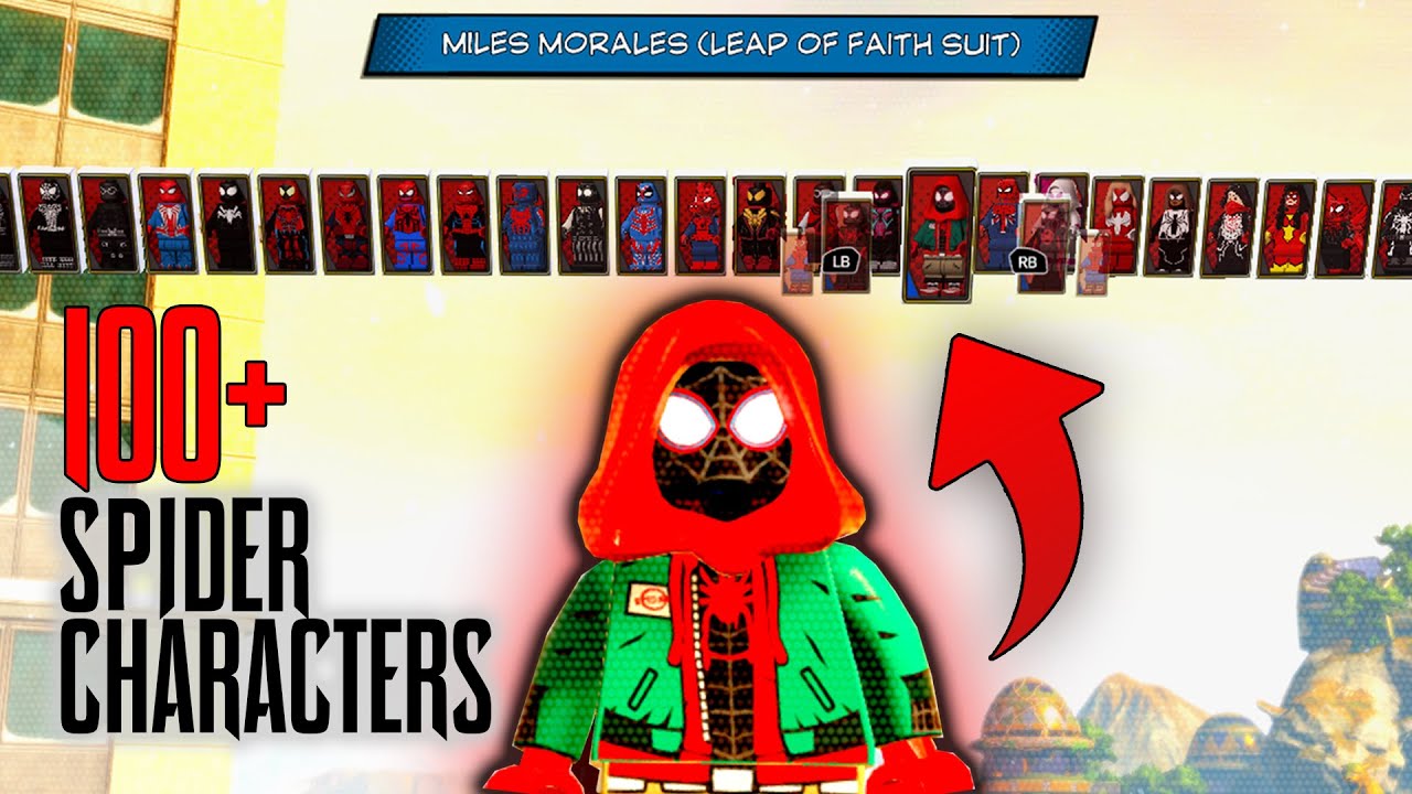All 100+ Spider Characters in Lego Marvel Super Heroes 2
