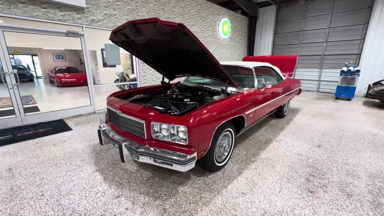 1000 MILES! 1975 Chevy Caprice Classic Convertible! Engine Bay and Trunk Reveal!