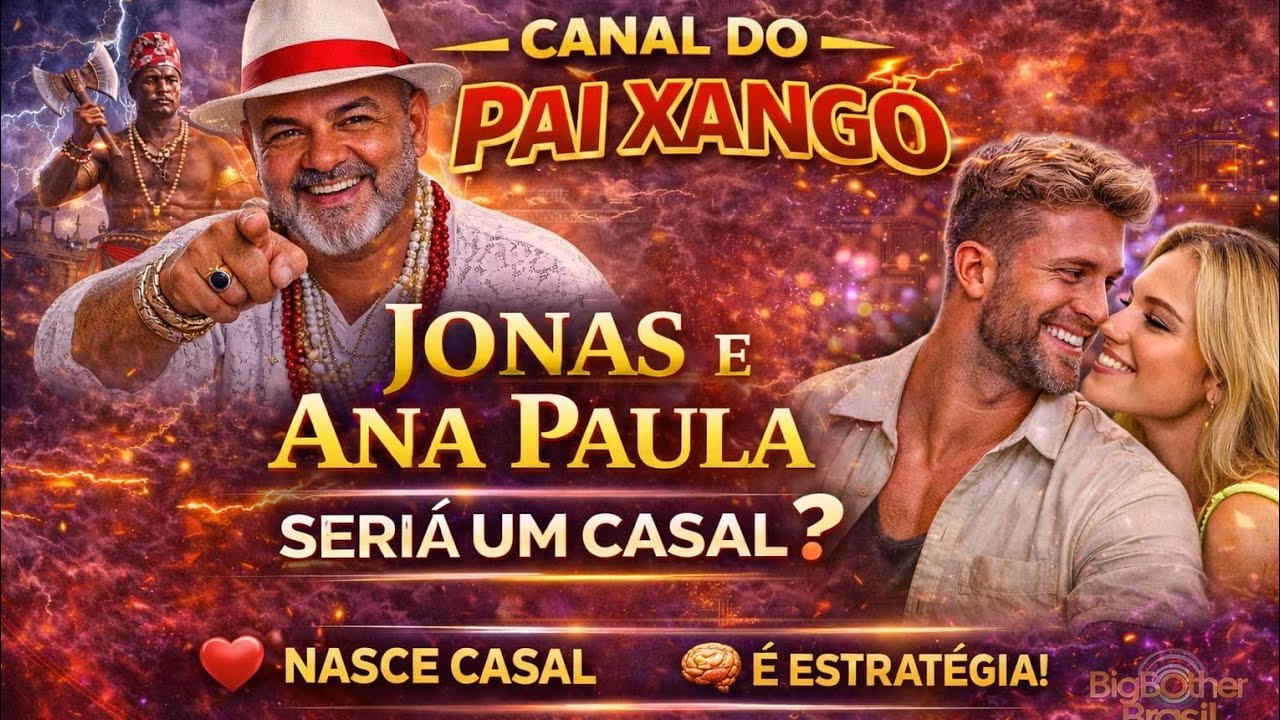 LIVE AO VIVO - BBB26 ANA PAULA E JONAS VÃO FORMAR UM CASAL? CANAL DO PAI XANGÔ!!!