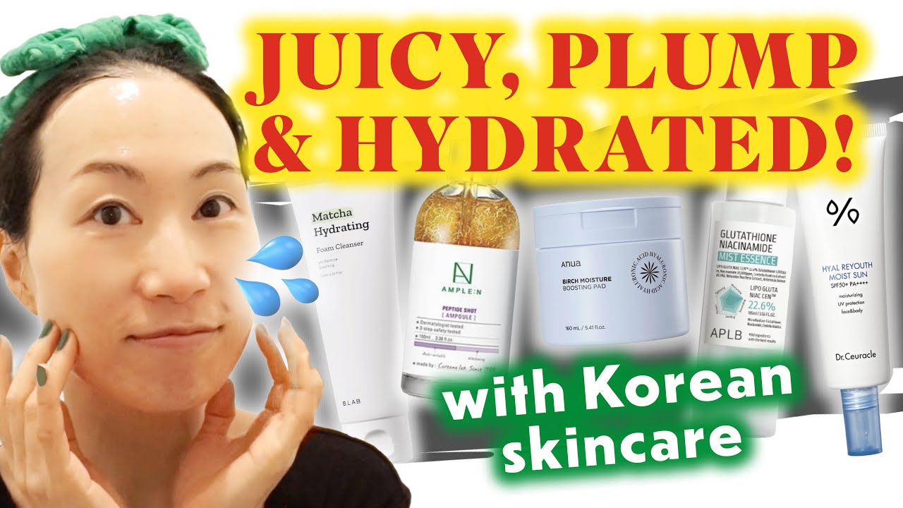 JUICY AND HYDRATED SKIN 💦 with Korean Skincare w Stylevana - Feat. Anua Ample:N APLB BLab & more