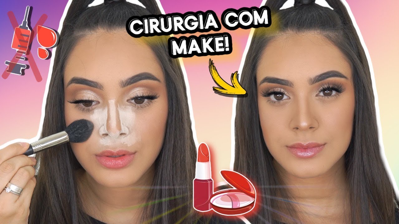 Transforme o NARIZ com MAQUIAGEM 👃🏼 | Ju Leme