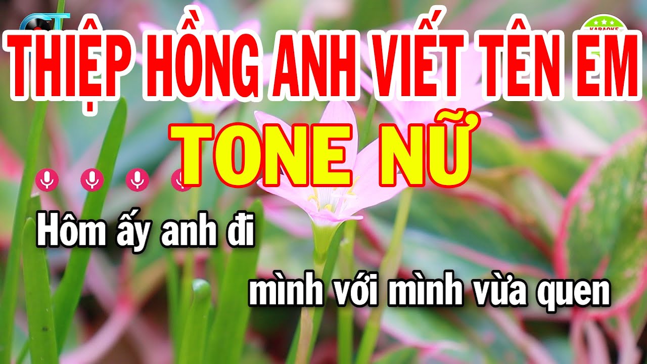 Karaoke Thiệp Hồng Anh Viết Tên Em Tone Nữ ( F#m ) Nhạc Sống Rumba Phối 2023 | Karaoke Xóm Lộ