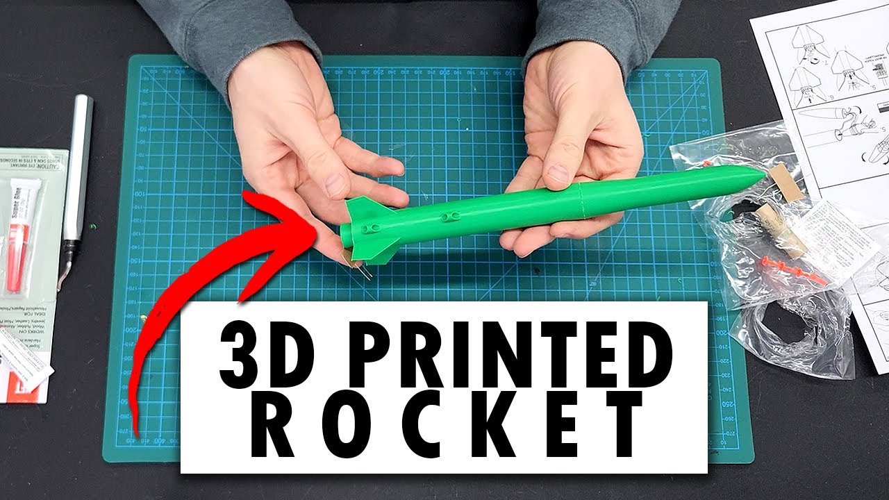I Launched a 3D Printed Rocket | One Day Projects