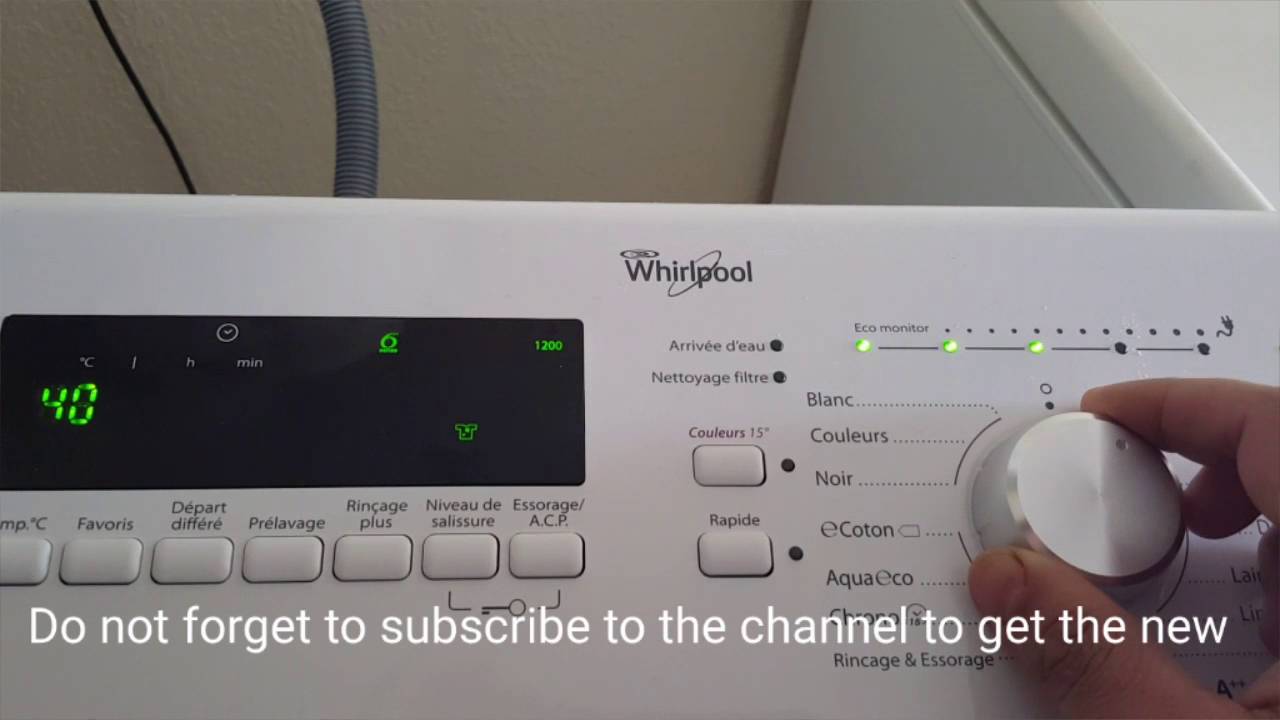 Repair washing machine whirlpool 6ème Sens AWE 6112 (control Board)