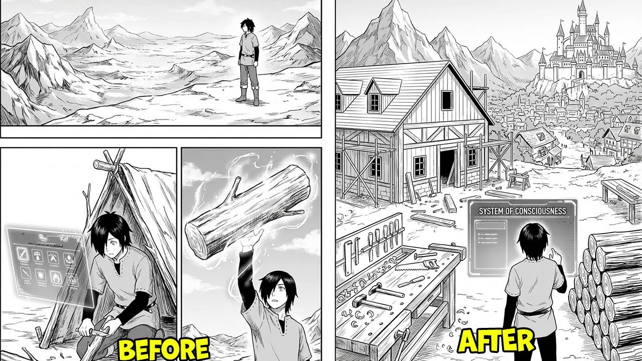 REINCARNATED ON AN ABANDONED LAND ENGINEER WITH  CREATION MAGIC  — BUILT A KINGDOM  | MANGA RECAP