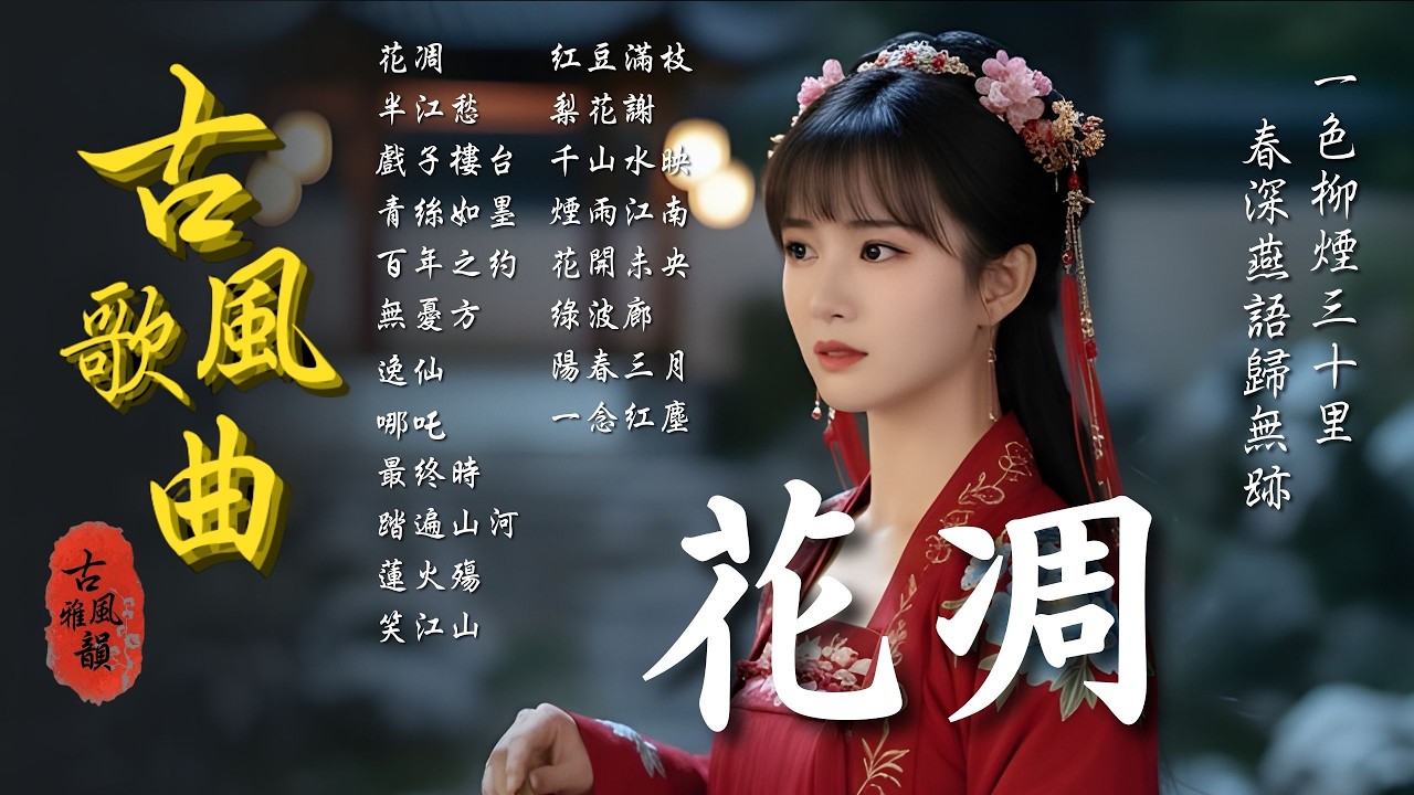 抖音歌曲2025最火🔥古風歌曲《花凋》音樂排行榜2025流行歌曲📀動態歌詞,煙柳畫橋,柳煙三十里,外婆橋,大夢不醒,無憂渡 #古風雅韻 #古風歌曲 #GuFengMelody