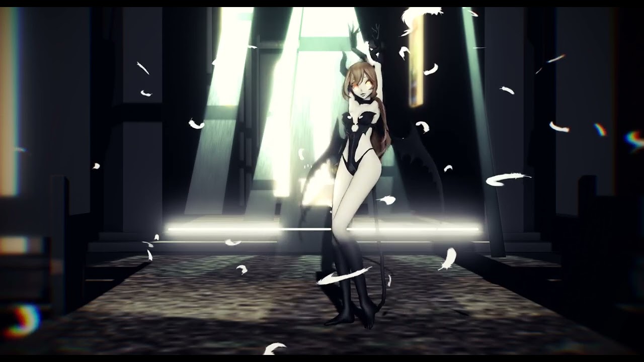【MMD+DLS】PIXY - WINGS - MEIKO MODEL (x2) 【FIXED CAMERA VER】
