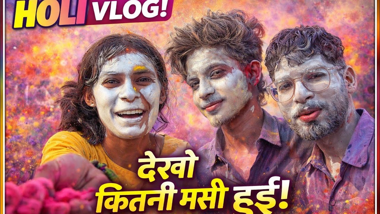 Holi friend ke sath Celebration Vlog 2026 #viral #vlog #dailyvideo #hardwork 