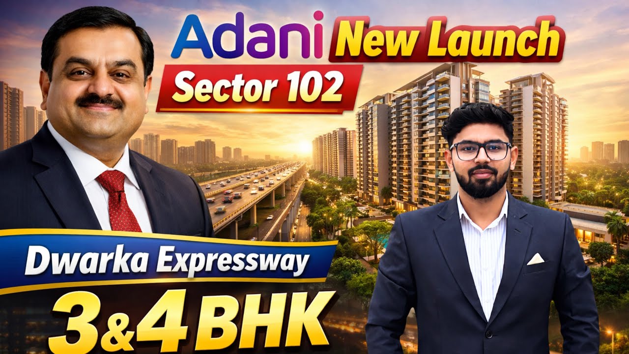 Adani New Launch Sector 102 Dwarka Expressway #adani #adanirealty #realestate #Dwarka expressway 