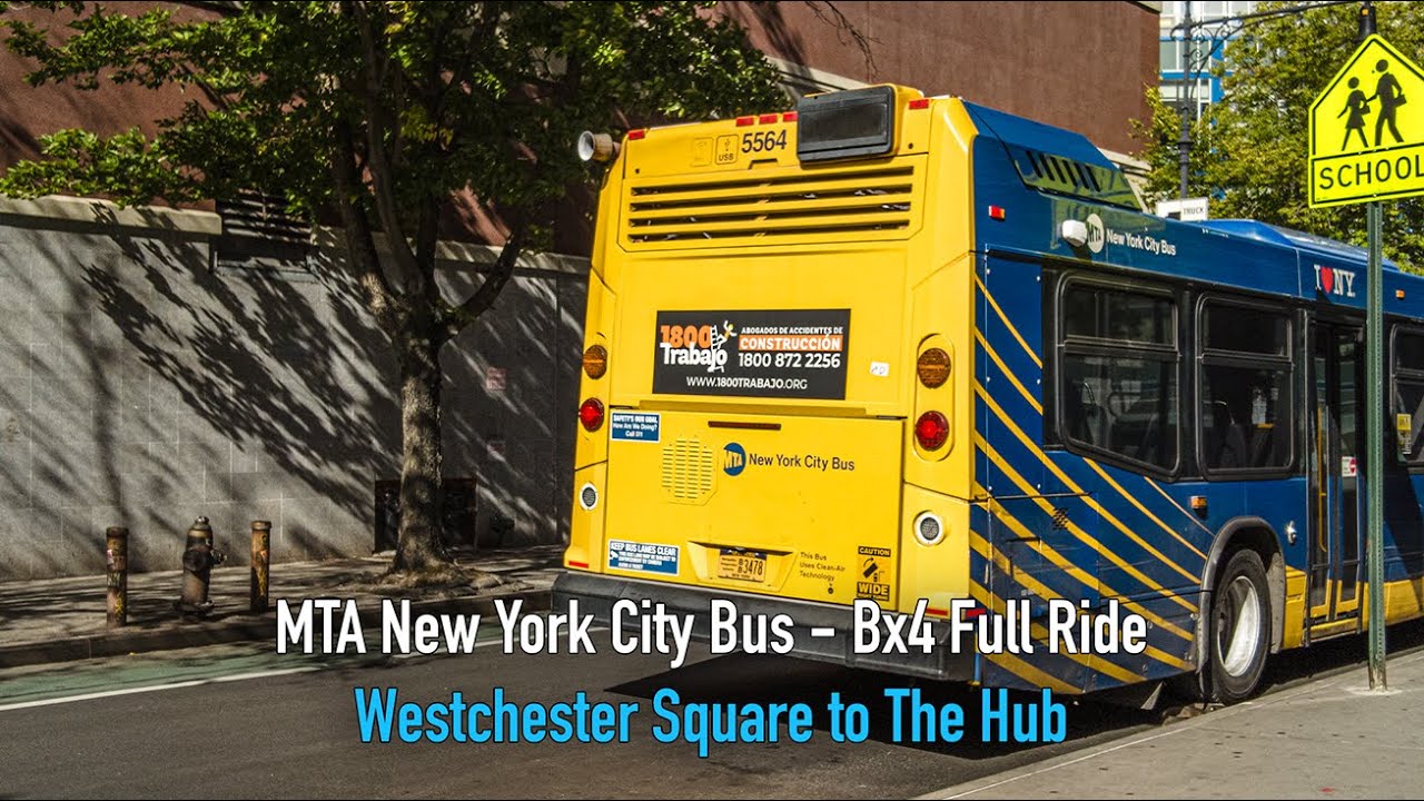 Bx4 Bus Full Ride | Westchester Square to The Hub | MTA NYC Bus