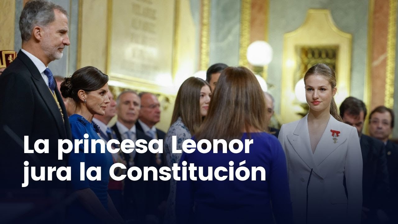 La princesa Leonor jura la Constitución ante las Cortes Generales (31/10/2023)