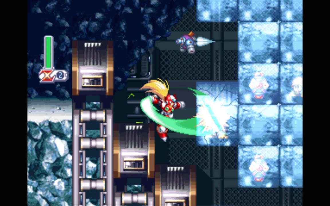 Mega Man X4: Frost Walrus Stage (Zero) [1080 HD]