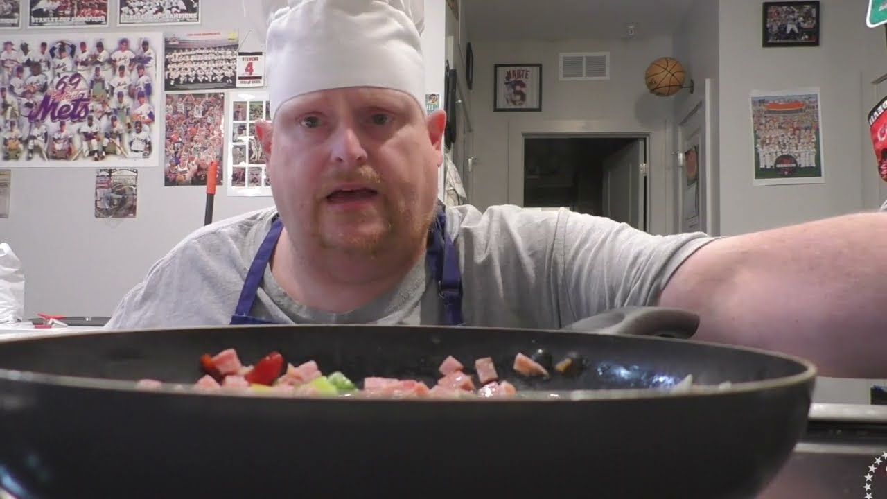 Tank Cooks Western Omelette