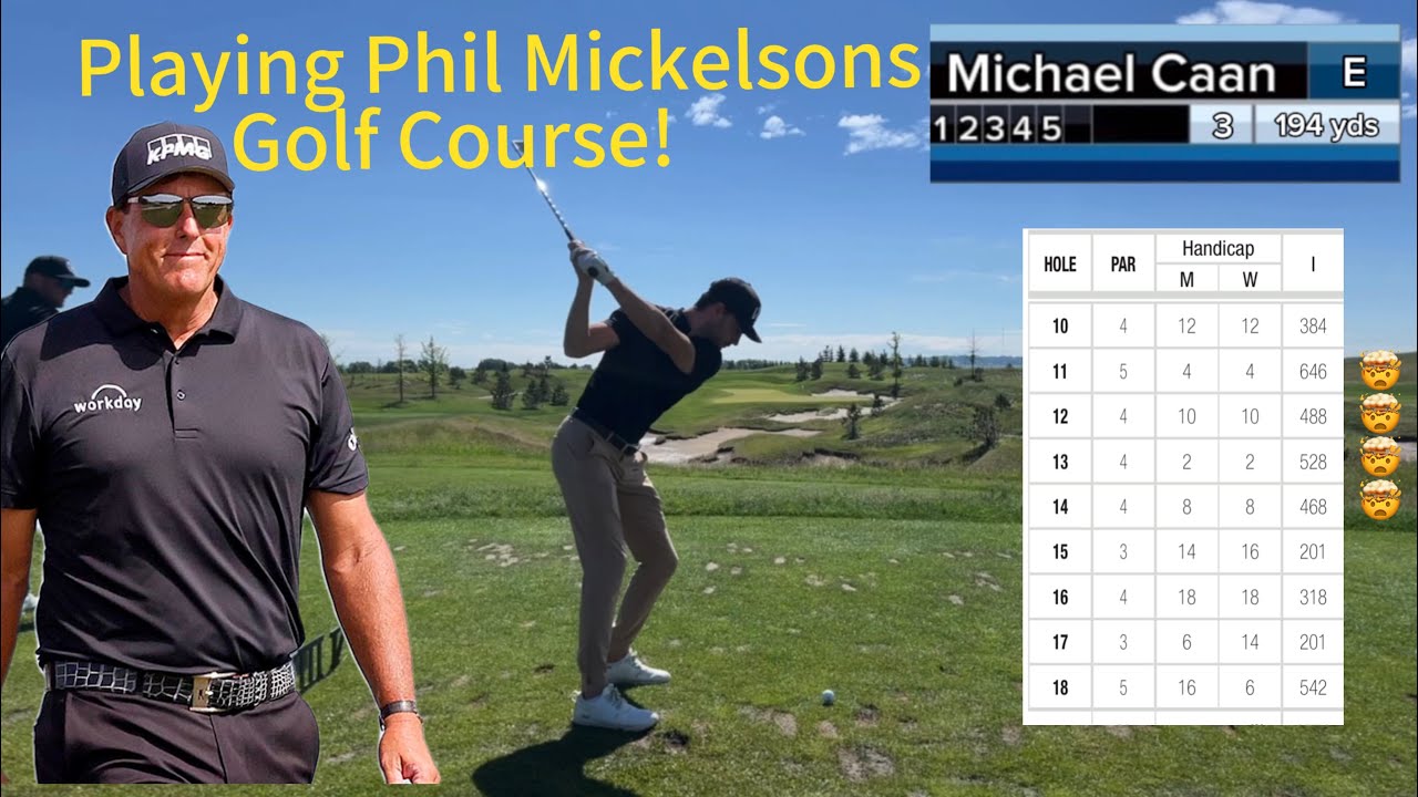 Mickelson National Golf Course is so hard!
