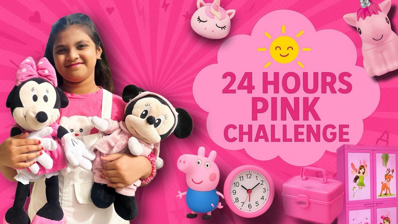 Living in PINK WORLD for a day🎀💄| #ItsJennyTime