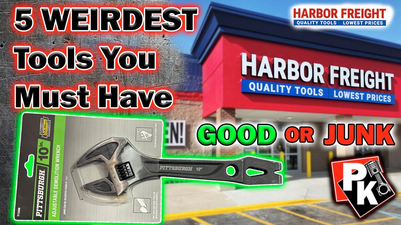5 WEIRDEST HARBOR FREIGHT TOOLS!!! #harborfreight #tools #toolreviews #icon #toolboxtour #handtools