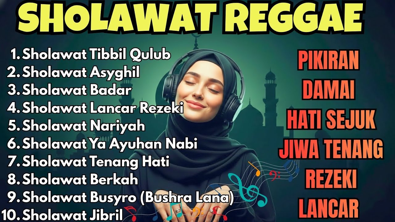 🎶 Sholawat Reggae Merdu | Menenangkan Hati & Pikiran 😌