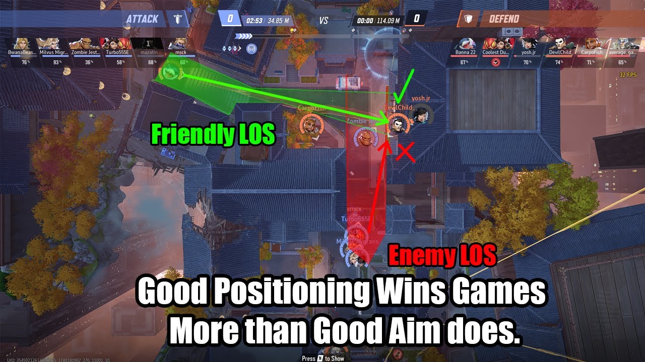 Win More Games with Positioning than Aim