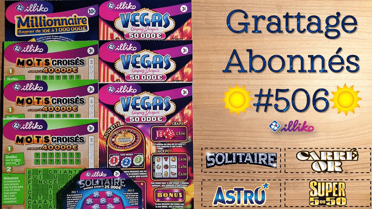 Grattage Abonnés #506 • FDJ/Illiko