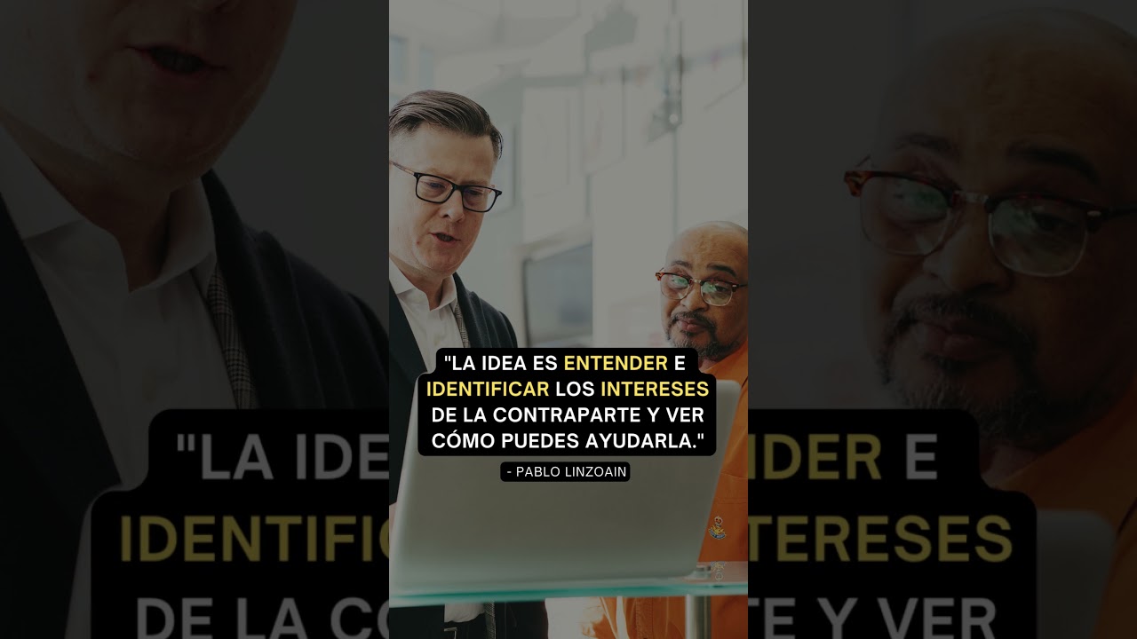 La Idea Fundamental De Negociar #linzoain #nuncatemasnegociar #negociarcon&eacute;xito