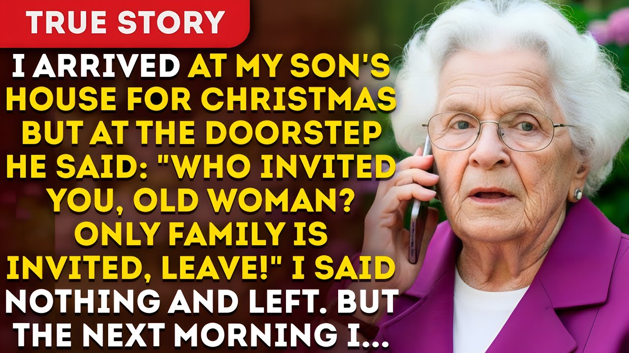 I Arrived At My Son's House For Christmas. But He Said: 