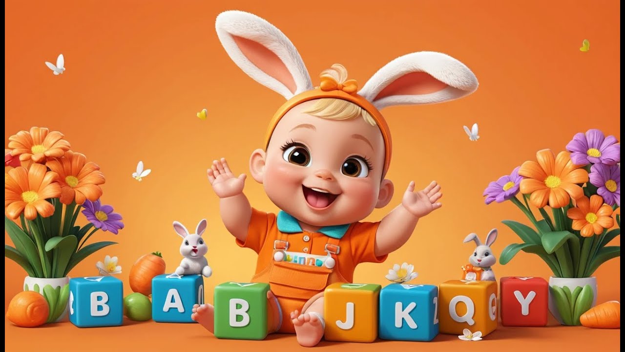 Bunny Garden ABC Adventure | Fun Alphabet Learning Song for Kids | Playful Nursery Rhyme