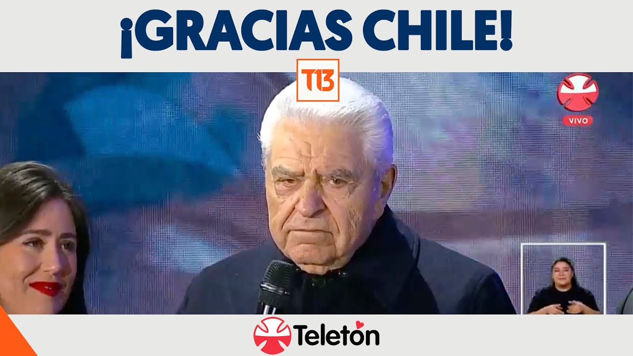¡GRACIAS CHILE! La ovación a Don Francisco en el término de la Teletón 2023