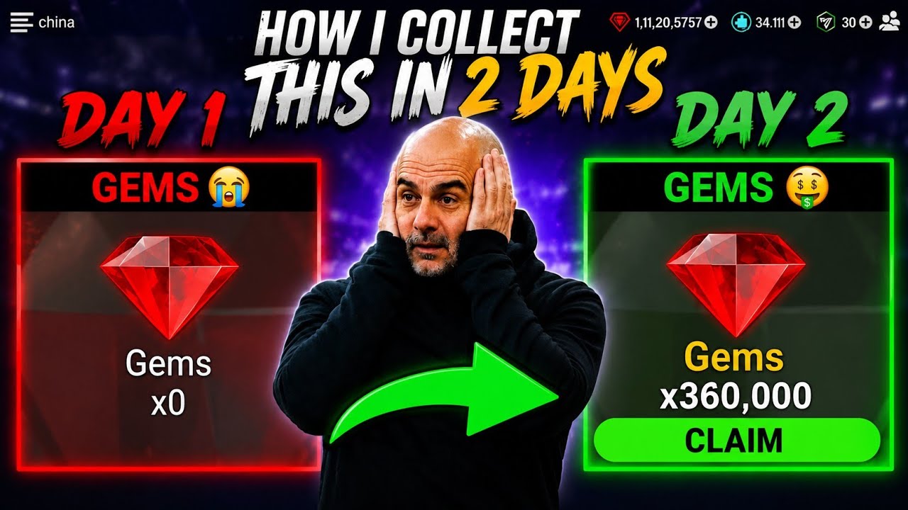 Как получить 30 000+ БЕСПЛАТНЫХ самоцветов в FC Mobile (Быстрый и простой гайд!)
