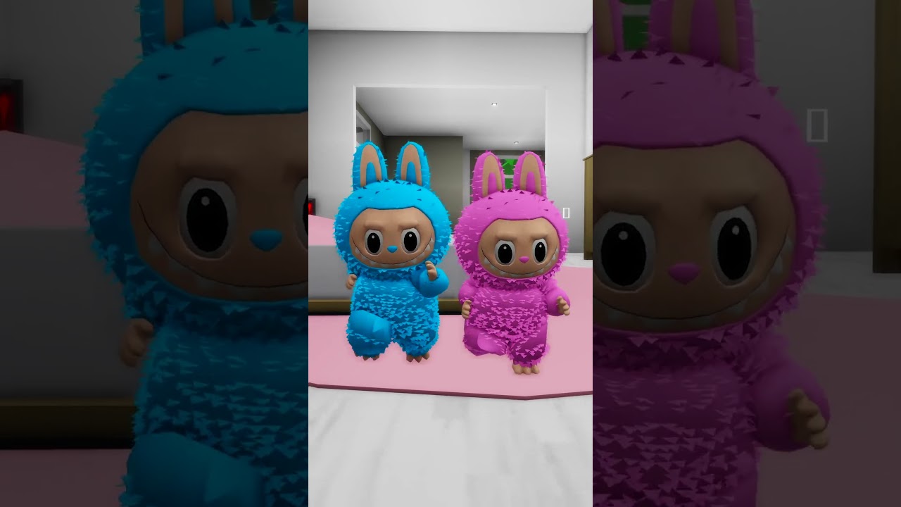 the labubus caught the robber🤗💞#robloxshorts #roblox