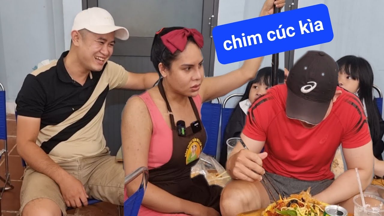 DIVA C&aacute;t Thy ghẹo Trai đẹp PT cơ bắp - Ẩm thực Cha Rồng b&aacute;nh tr&aacute;ng trộn