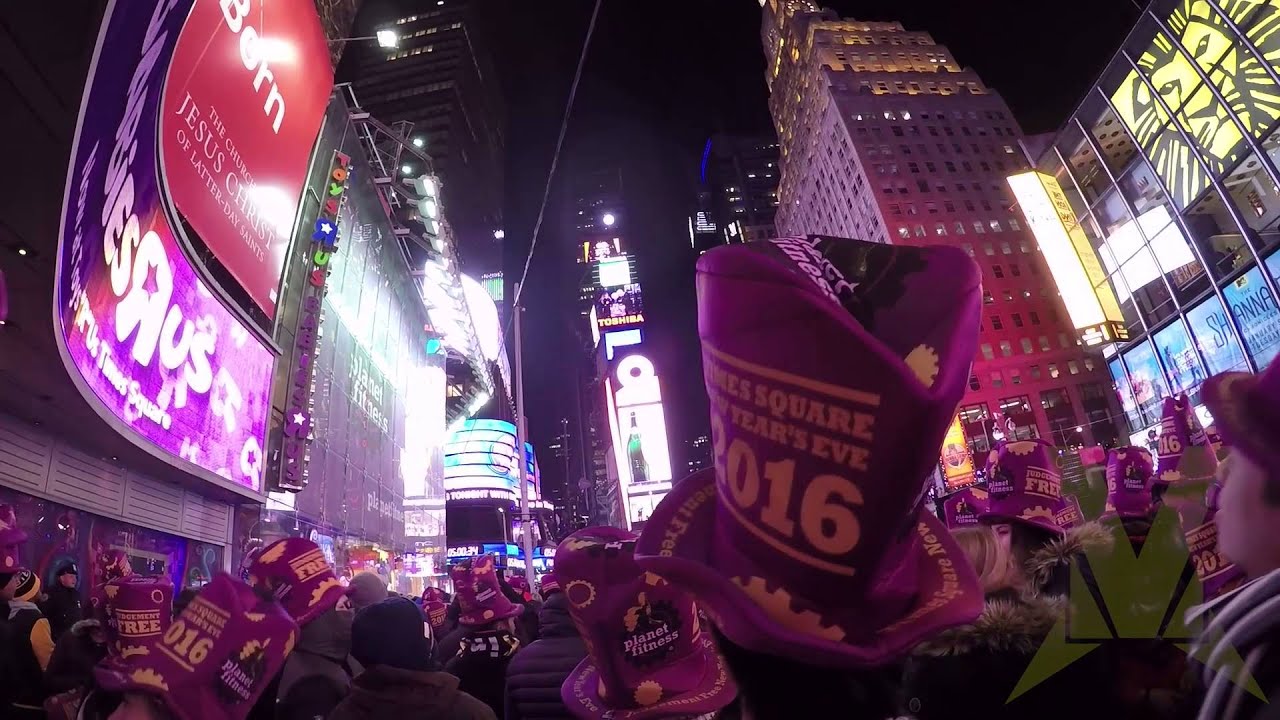 Times Square Ball Drop 2016