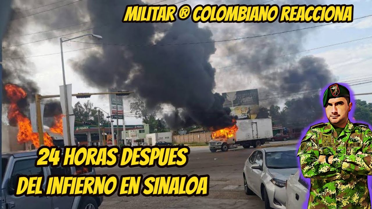 Militar Colombiano reacciona ®...24 Horas DESPUES de la captura de Ovidio Guzmán.