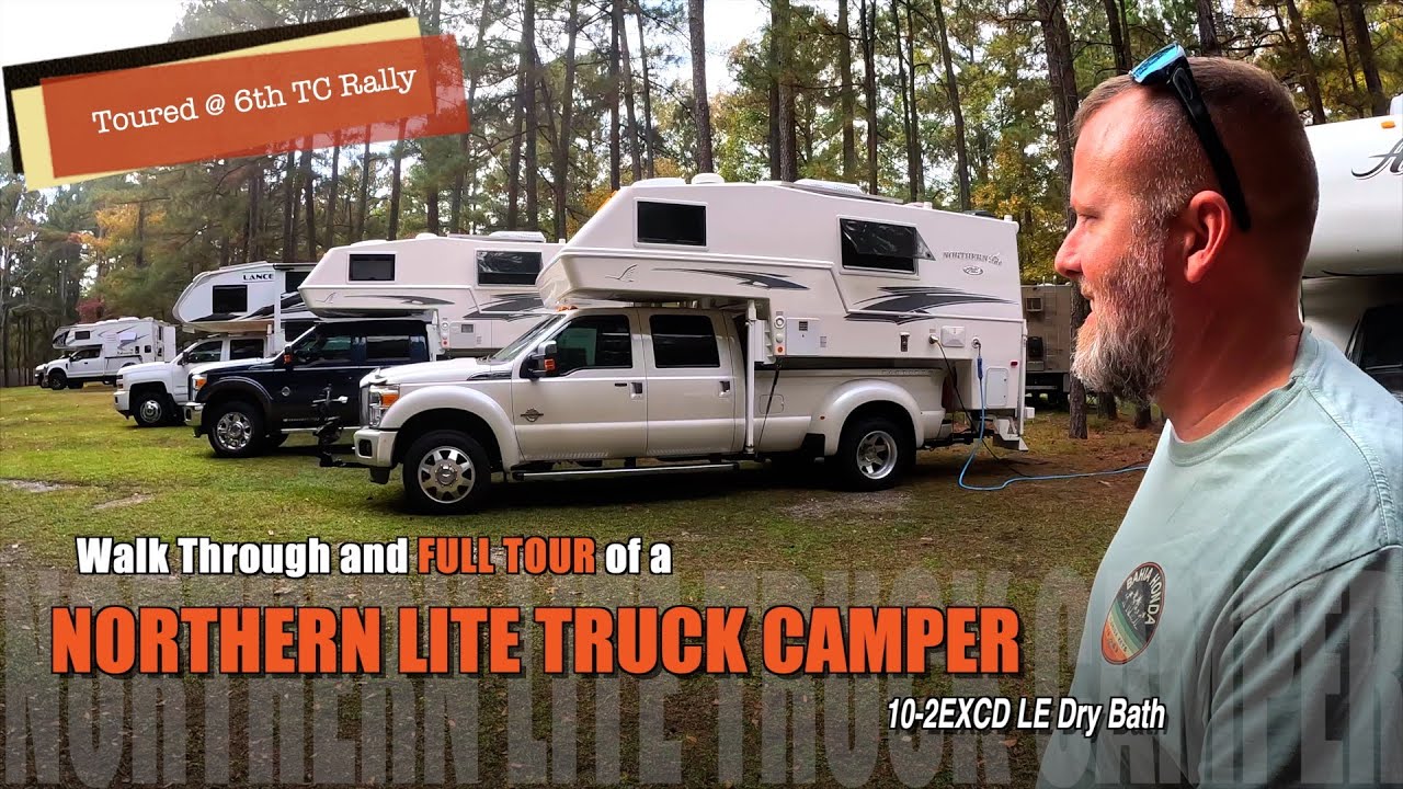 Northern Lite Truck Camper Full Tour (10-2EXCD LE Dry Bath)