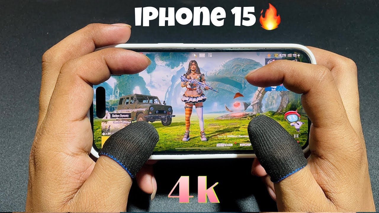 iPhone 15 HANDCAM 🔥 | HDR + Extreme Livik Gameplay 😊 | iOS New Update Bgmi