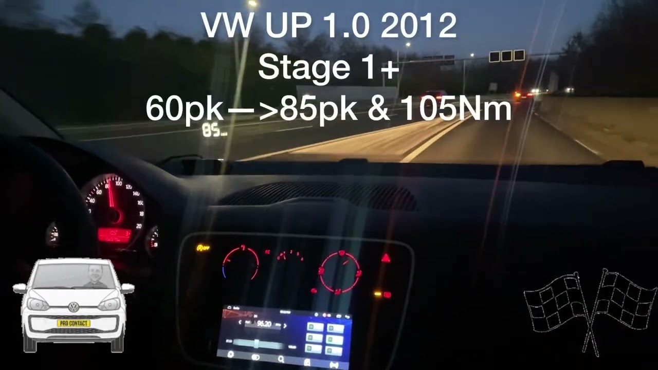 #chiptuning #up #2012 1.0i #stage1+ 60pk - 85pk & 105Nm #automobile #vw #accelaration #race #speed